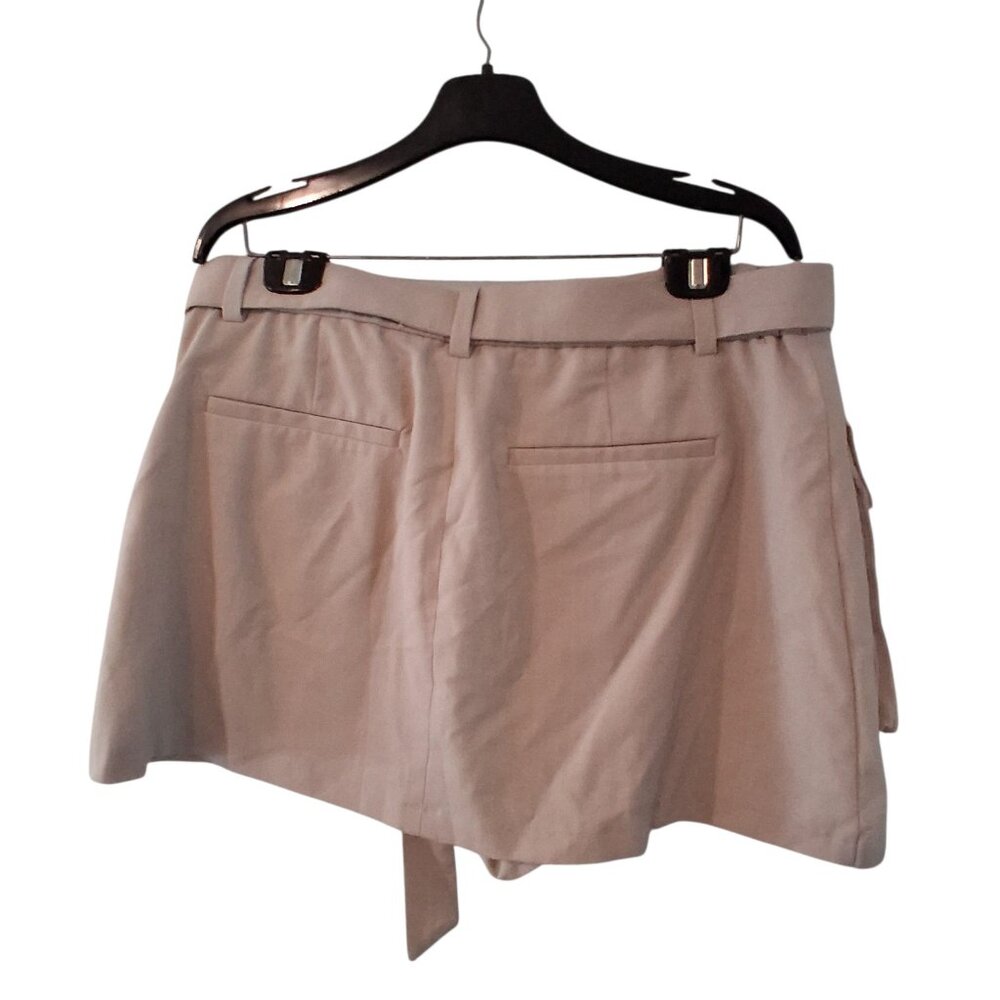 Abercrombie & Fitch Beige Mini Skirt with Belt - Picture 3 of 4